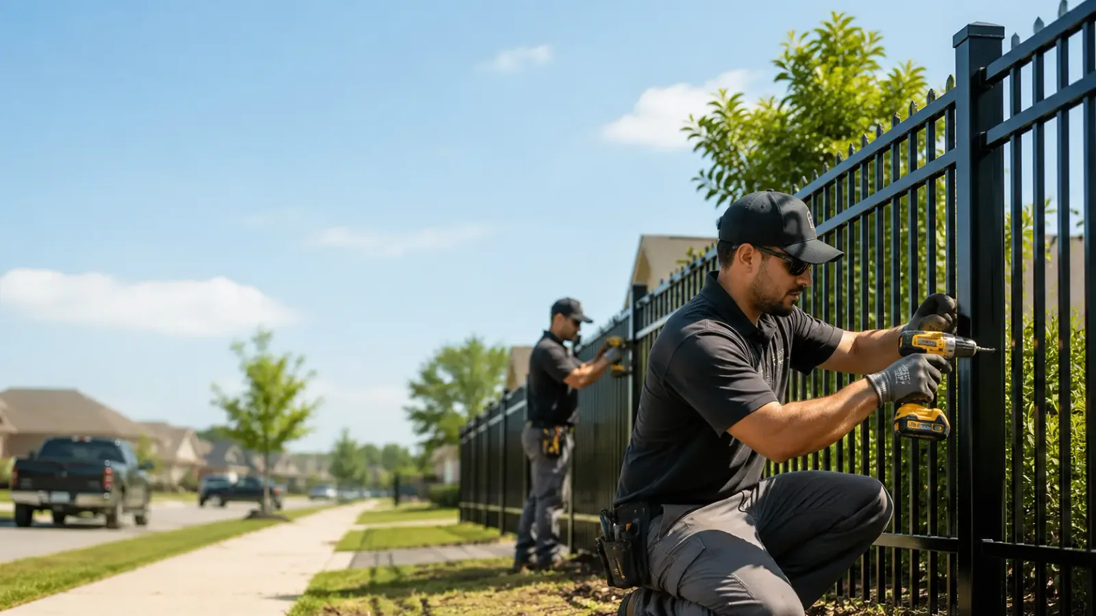 Metal Fence Installation in Olney, TX
